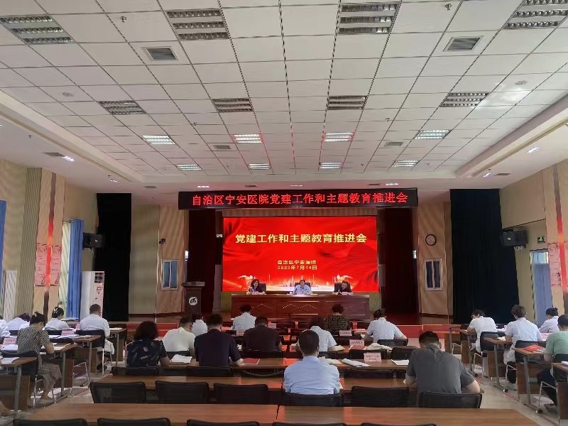 自治区宁安医院以主题教育实际成效