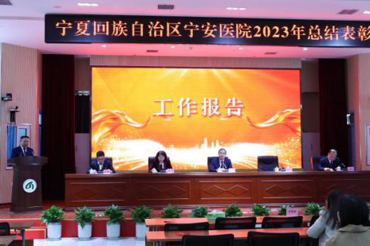 龙腾新时代，同心向未来——自治区宁安医院召开2023年度总结表彰大会