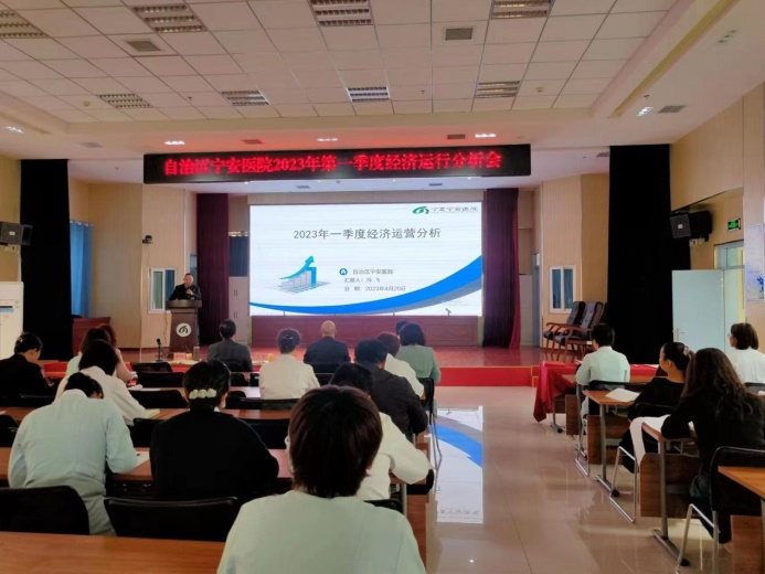 锚定新目标 奋进新征程——自治区宁安医院召开第一季度经济运营分析会议