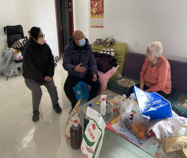 宁夏宁安医院到共建社区走访慰问