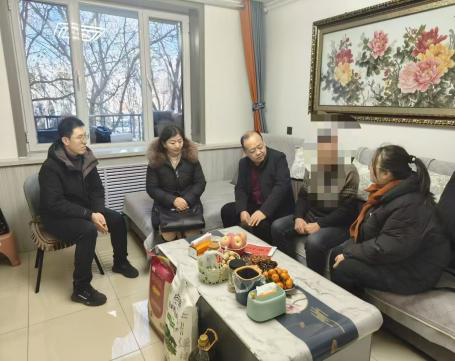 结对共建送温暖，真情慰问暖人心