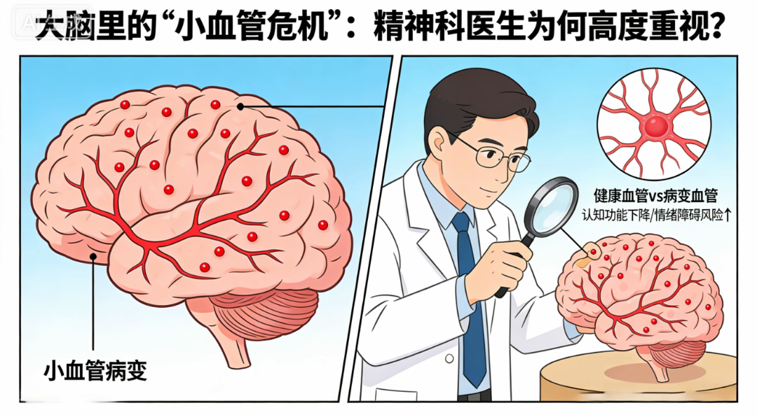 大脑里的“小血管危机”：精神科医生为何高度重视？