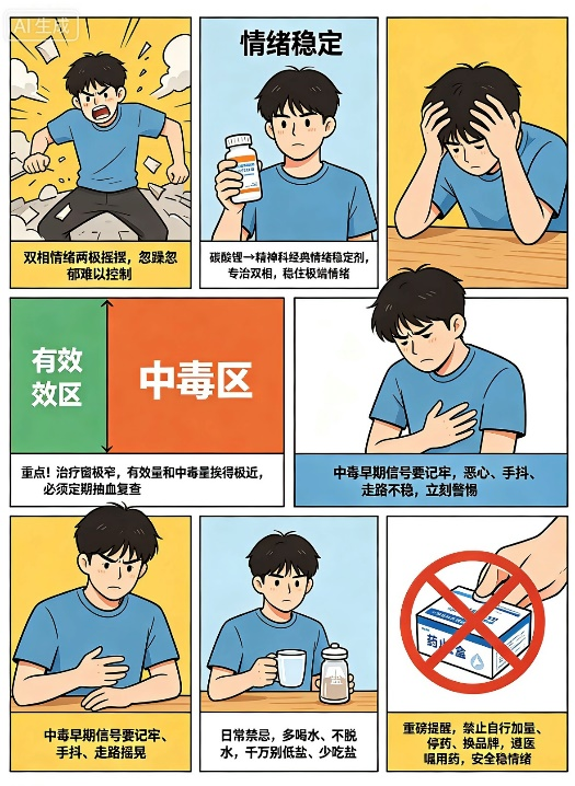 神奇的“情绪稳定剂”，但用不好会中毒——碳酸锂